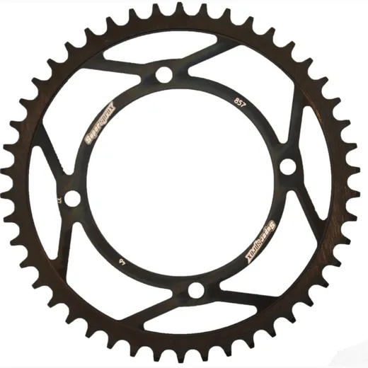 Steel-Rear Sprocket / Chain Wheel Supersprox 520/46t black 12505-46