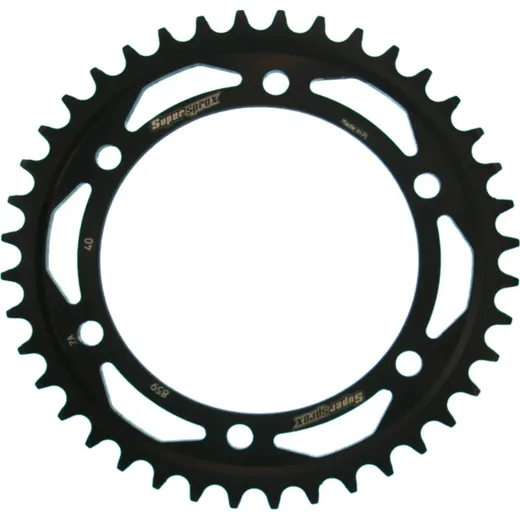 Steel-Rear Sprocket / Chain Wheel Supersprox 530/40t black 12801-40