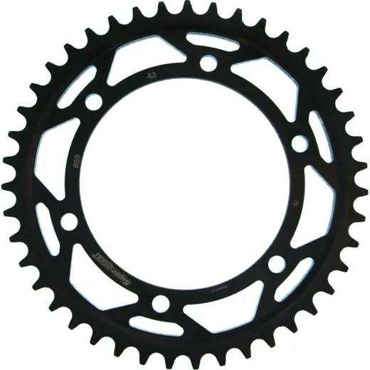 Steel-Rear Sprocket / Chain Wheel Supersprox 530/43t black 12801-43