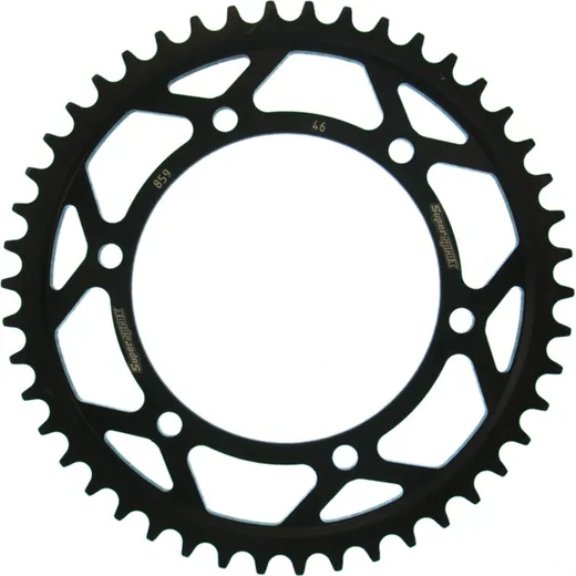 Steel-Rear Sprocket / Chain Wheel Supersprox 530/46t black 12801-46