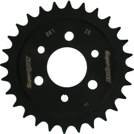 Steel-Rear Sprocket / Chain Wheel Supersprox 428/28t black