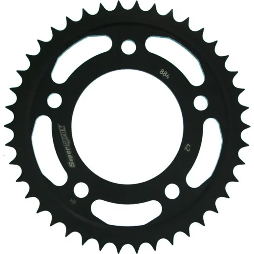 Steel-Rear Sprocket / Chain Wheel Supersprox 428/42t black 92140-42