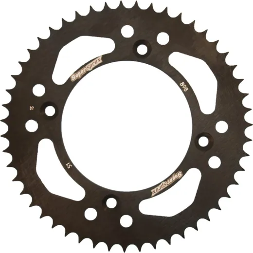 Steel-Rear Sprocket / Chain Wheel Supersprox 428/51t black 71200-51