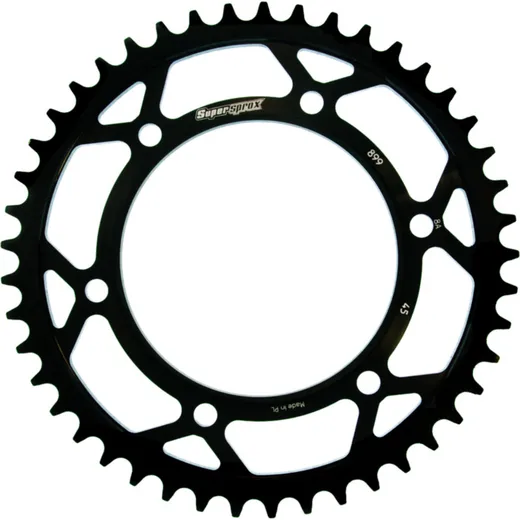 Steel-Rear Sprocket / Chain Wheel Supersprox 525/45t black 44501-45