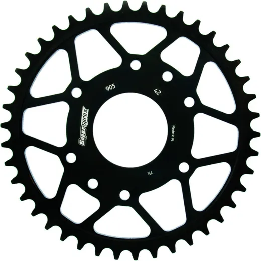 Steel-Rear Sprocket / Chain Wheel Supersprox 520/42t black 71306-42