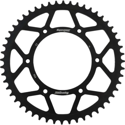 Steel-Rear Sprocket / Chain Wheel Supersprox 520/52t black 71304-52