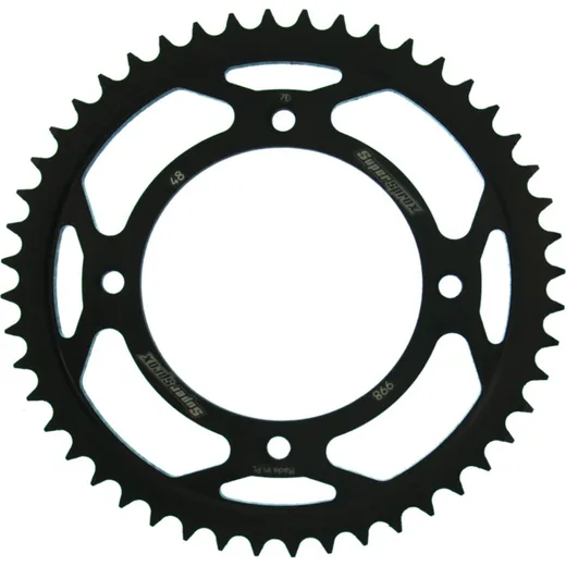 Steel-Rear Sprocket / Chain Wheel Supersprox 428/48t black 14104-48