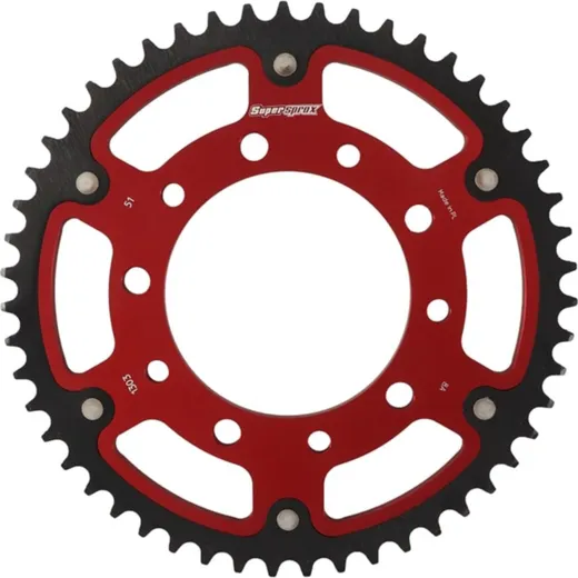 Stealth-Rear Sprocket / Chain Wheel Supersprox 520/51t red 10509R51