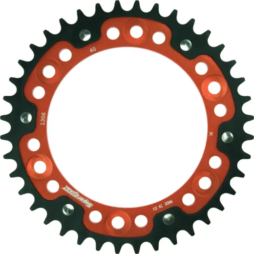 Stealth-Rear Sprocket / Chain Wheel Supersprox 530/40t red 10616R40