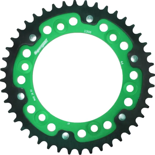 Stealth-Rear Sprocket / Chain Wheel Supersprox 530/44t green