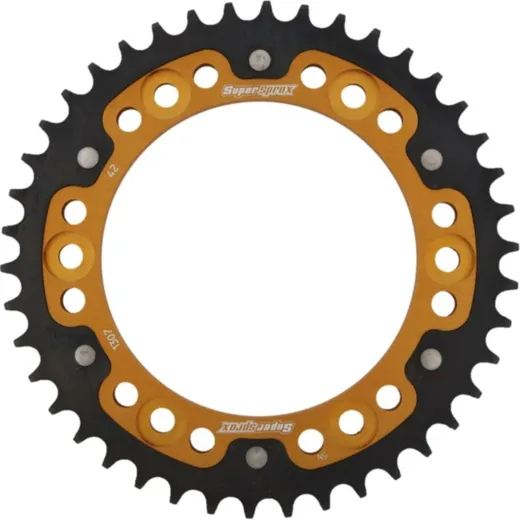 Stealth-Rear Sprocket / Chain Wheel Supersprox 525/42t gold 10617S42