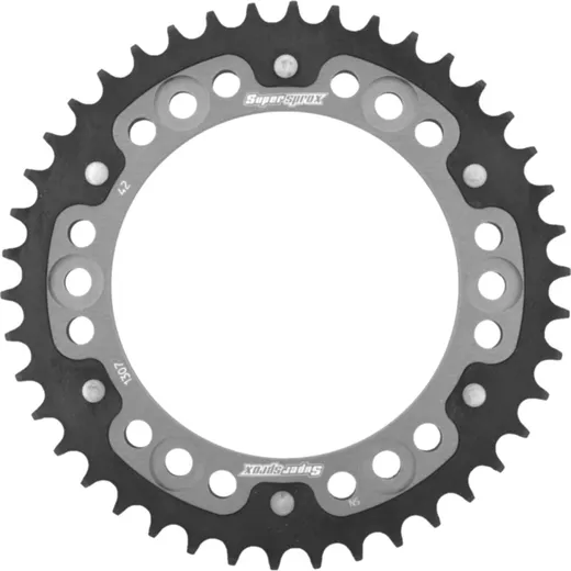 Stealth-Rear Sprocket / Chain Wheel Supersprox 525/42t silver 10617V42