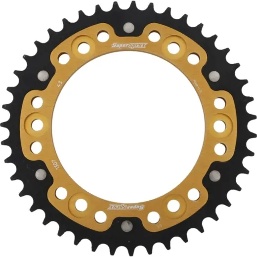 Stealth-Rear Sprocket / Chain Wheel Supersprox 525/43t gold 10617S43