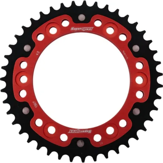 Stealth-Rear Sprocket / Chain Wheel Supersprox 525/43t red 10617R43