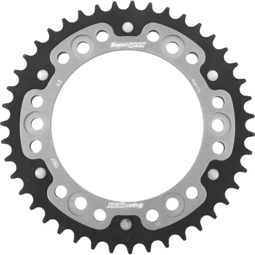 Stealth-Rear Sprocket / Chain Wheel Supersprox 525/43t silver