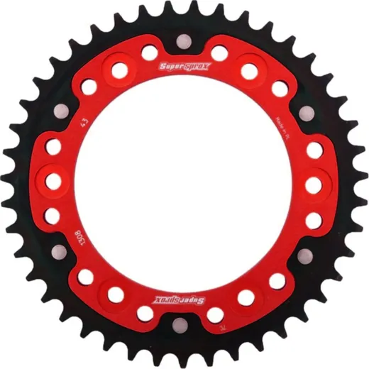 Stealth-Rear Sprocket / Chain Wheel Supersprox 520/43t red 11618R43