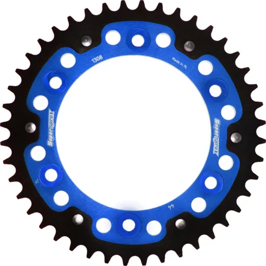 Stealth-Rear Sprocket / Chain Wheel Supersprox 520/44t blue 11618B44