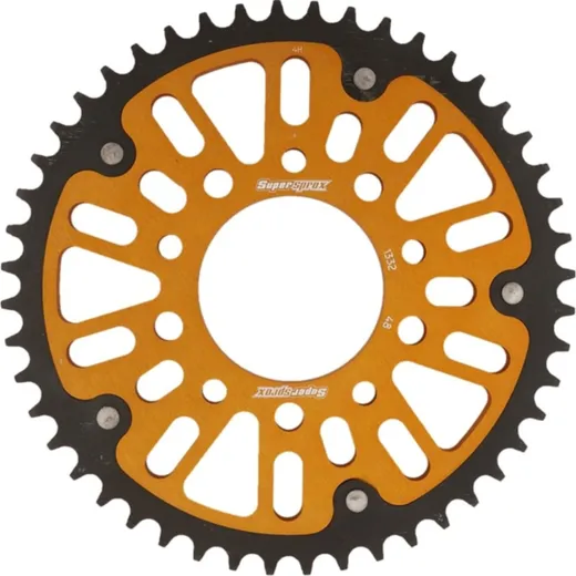 Stealth-Rear Sprocket / Chain Wheel Supersprox 525/48t gold