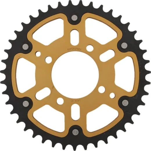 Stealth-Rear Sprocket / Chain Wheel Supersprox 520/43t gold 16310S43