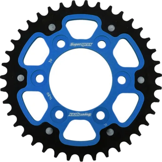 Stealth-Rear Sprocket / Chain Wheel Supersprox 525/39t blue 16610B39
