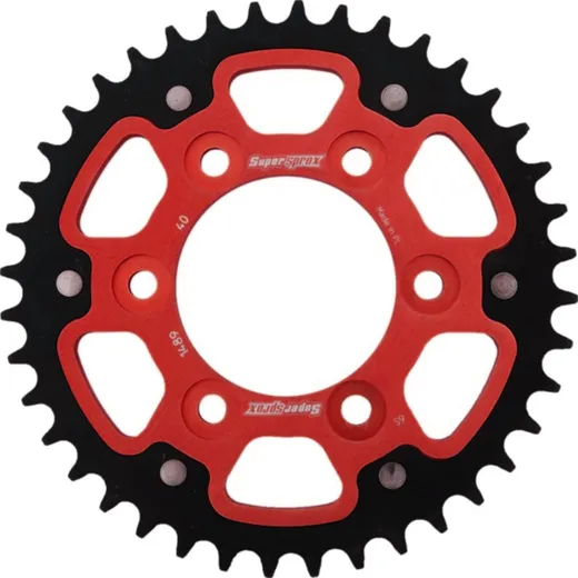 Stealth-Rear Sprocket / Chain Wheel Supersprox 525/40t red 16610R40