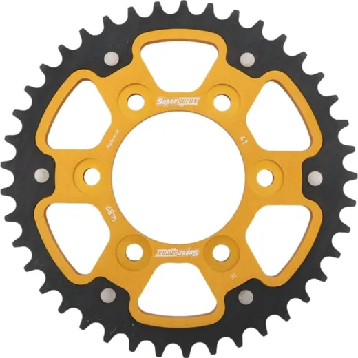 Stealth-Rear Sprocket / Chain Wheel Supersprox 525/41t gold 16610S41