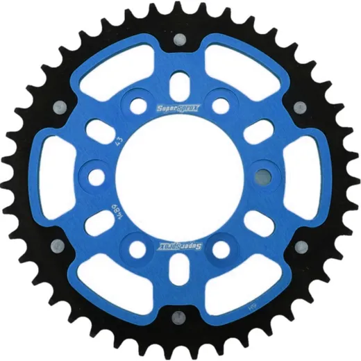 Stealth-Rear Sprocket / Chain Wheel Supersprox 525/43t blue 16610B43