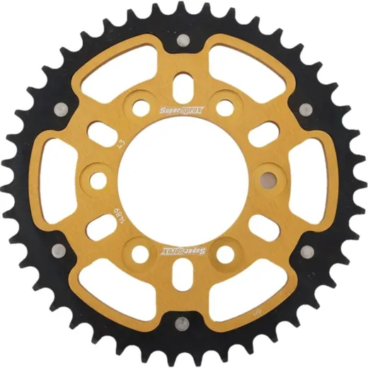 Stealth-Rear Sprocket / Chain Wheel Supersprox 525/43t gold 16610S43