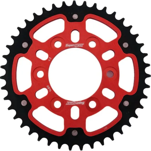 Stealth-Rear Sprocket / Chain Wheel Supersprox 525/43t red 16610R43