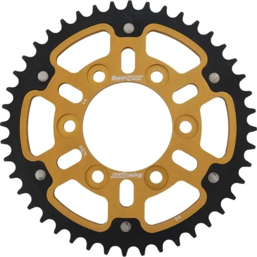 Stealth-Rear Sprocket / Chain Wheel Supersprox 525/44t gold 16610S44