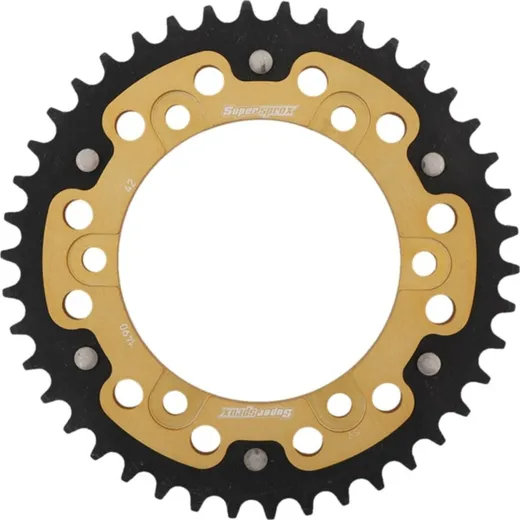 Stealth-Rear Sprocket / Chain Wheel Supersprox 520/42t gold 16404S42