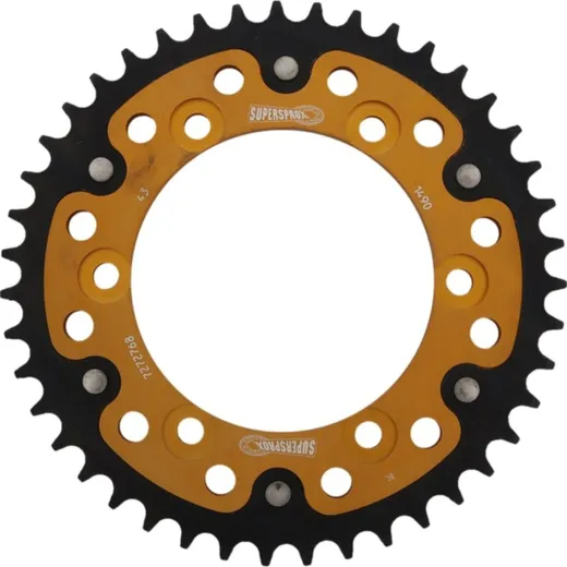 Stealth-Rear Sprocket / Chain Wheel Supersprox 520/43t gold 16404S43