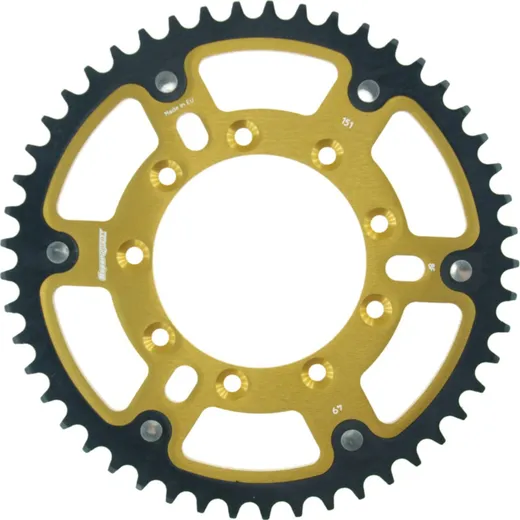 Stealth-Rear Sprocket / Chain Wheel Supersprox 520/49t gold 93314S49