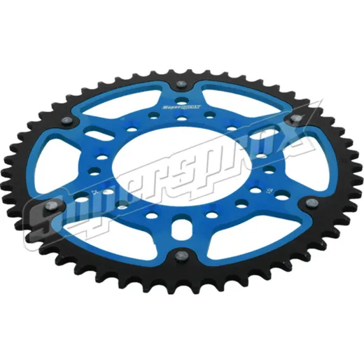 Stealth-Rear Sprocket / Chain Wheel Supersprox 520/52t blue 93314B52