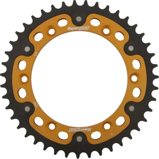 Stealth-Rear Sprocket / Chain Wheel Supersprox 525/43t gold 14506S43