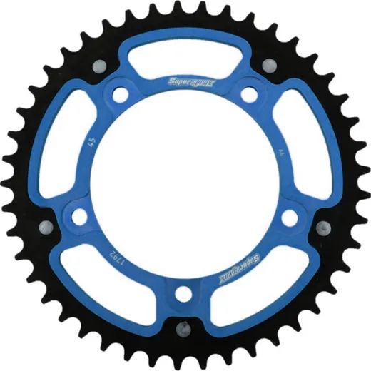 Stealth-Rear Sprocket / Chain Wheel Supersprox 525/45t blue 14604B45