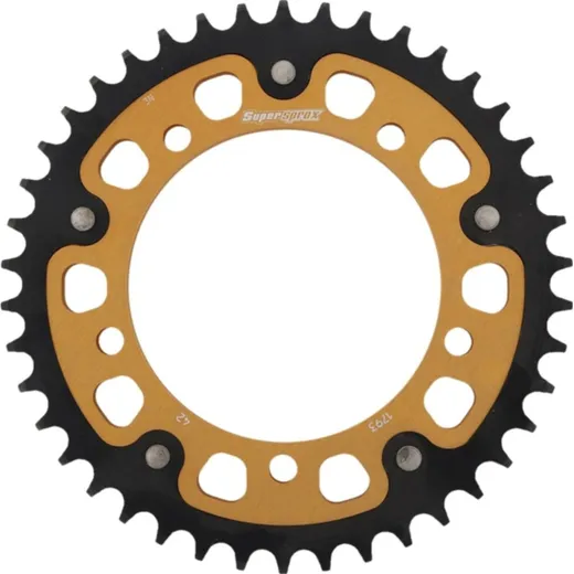Stealth-Rear Sprocket / Chain Wheel Supersprox 520/42t gold 15605S42
