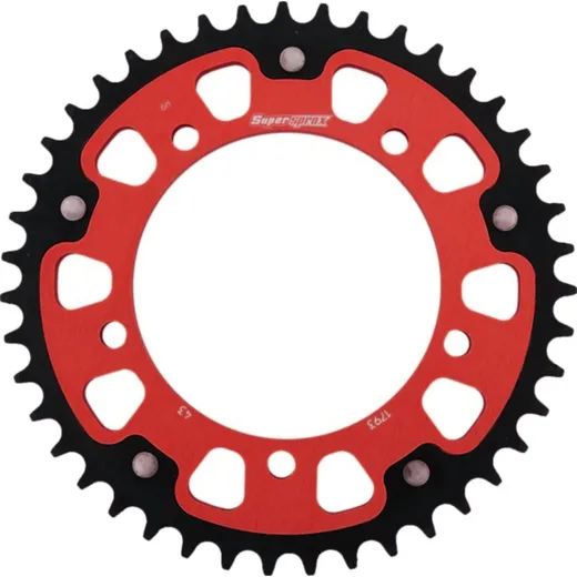 Stealth-Rear Sprocket / Chain Wheel Supersprox 520/43t red 15605R43