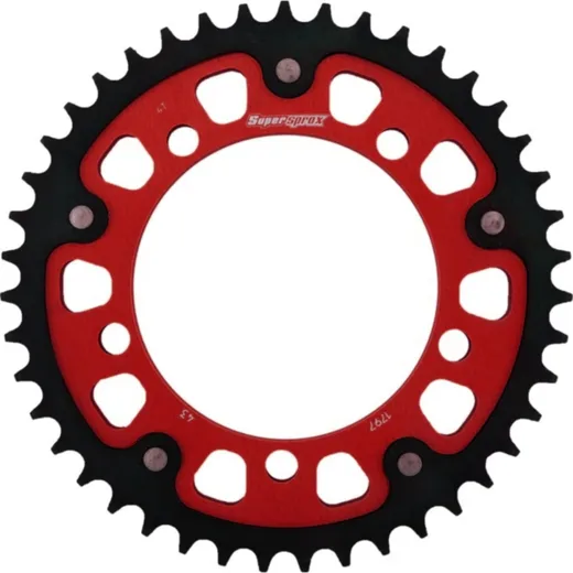 Stealth-Rear Sprocket / Chain Wheel Supersprox 530/43t red 14911R43