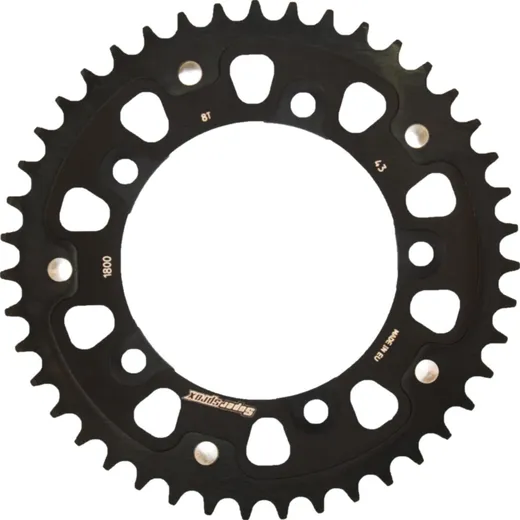 Stealth-Rear Sprocket / Chain Wheel Supersprox 530/43t black 86603K43