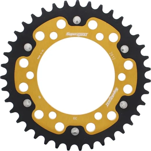 Stealth-Rear Sprocket / Chain Wheel Supersprox 525/39t gold 86501S39