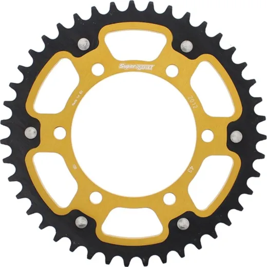 Stealth-Rear Sprocket / Chain Wheel Supersprox 525/43t gold 86501S43