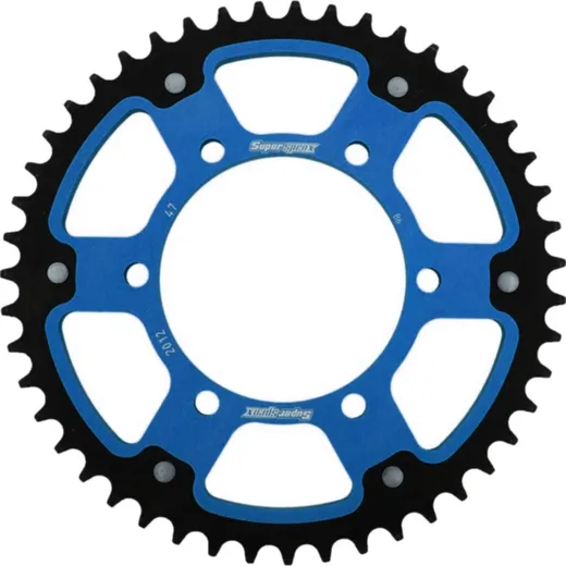 Stealth-Rear Sprocket / Chain Wheel Supersprox 525/47t blue 86501B47