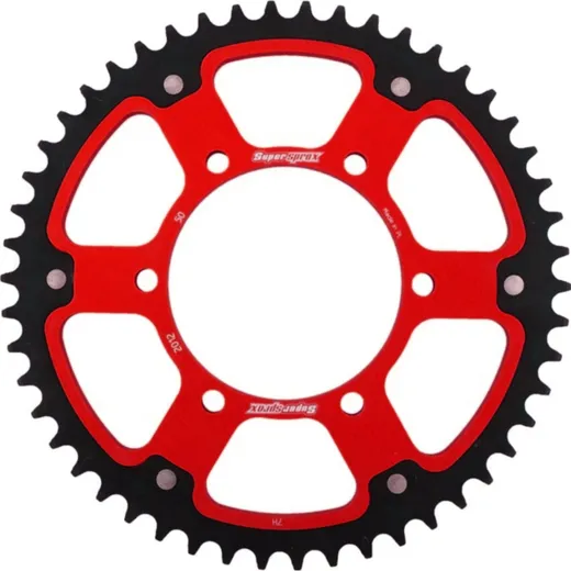 Stealth-Rear Sprocket / Chain Wheel Supersprox 525/50t red 86501R50
