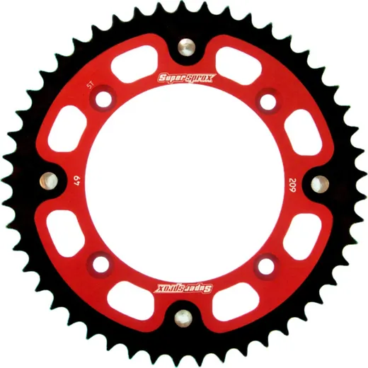 Stealth-Rear Sprocket / Chain Wheel Supersprox 420/49t red
