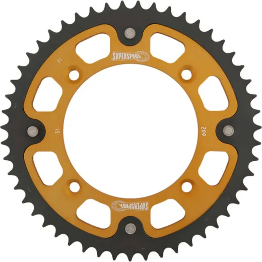 Stealth-Rear Sprocket / Chain Wheel Supersprox 420/51t gold