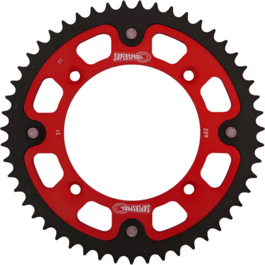 Stealth-Rear Sprocket / Chain Wheel Supersprox 420/51t red