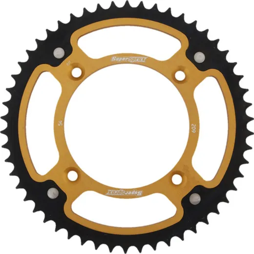 Stealth-Rear Sprocket / Chain Wheel Supersprox 420/54t gold