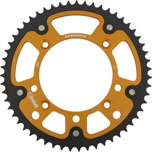 Stealth-Rear Sprocket / Chain Wheel Supersprox 420/55t gold