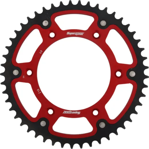 Stealth-Rear Sprocket / Chain Wheel Supersprox 520/49t red